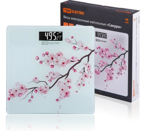 Весы электронные напольные Сакура макс. 180кг 28х28см SQ4012-0001