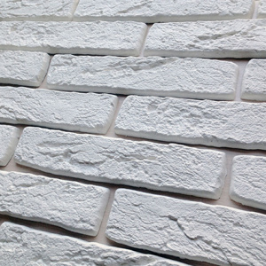 Искусственный камень Старинный кирпич цвет белый (1 кор.-1,32м2)