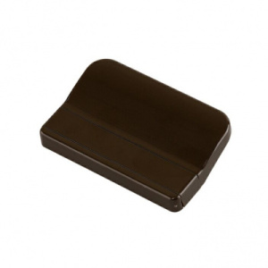 Ручка балконная пластик квадратная коричневая 213105