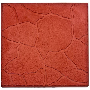 Плитка тротуарная 300*300*30 Тучка красная 