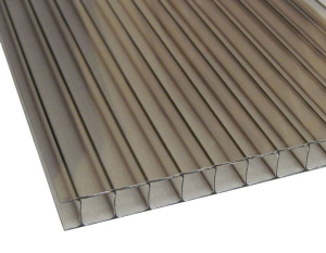 Поликарбонат сотовый 6мм (бронза) 6м