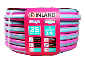 Шланг поливочный ТЭП 3/4", 25 м, 3-слойный 2448 FINLAND