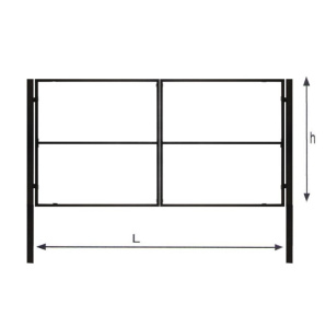 Каркас ворот тип№1 (3*1,5м) 210