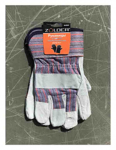 Перчатки спилковые комбинир. размер 10,5 Zolder DH004
