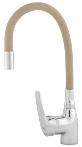 Смеситель MELODIA Ostessa д/кухни гибкий излив бежевый MDV40615Beige 65083