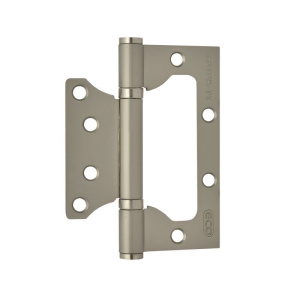 Петля накладная унив. 100*75*2,5мм FHP-STD б/колпачка матовый никель (2шт) Нора-М 15529