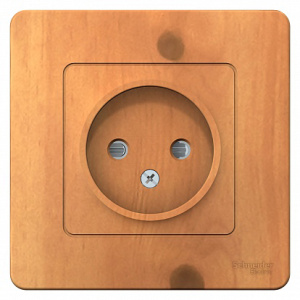 Розетка 1-м СП Blanca б/з со/ш ясень BLNRS000115
