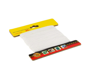 Шнур с сердечником 3мм*20м белый 8720 / 8480