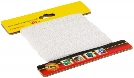 Шнур с сердечником 3мм*20м белый 8720 / 8480