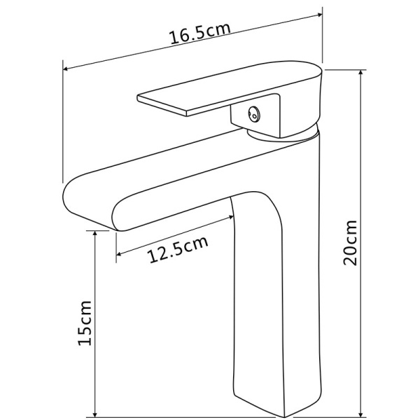 Смеситель умывальник MELODIA Waltz картридж 35мм низкий поворотн.аэратор хром MDV30120