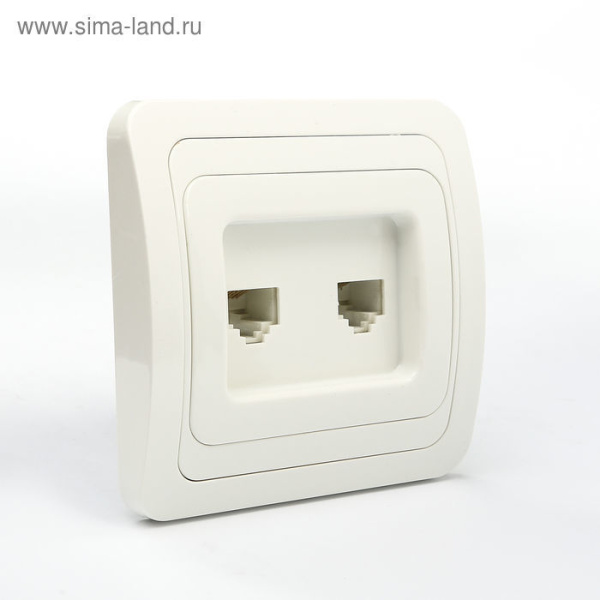 Розетка компьютерная RJ45 белая IN 210 АА