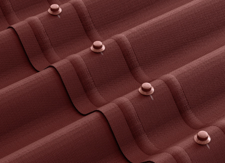 Лист Ондулин Smart красный 1,95х0,95м (без гвоздей)