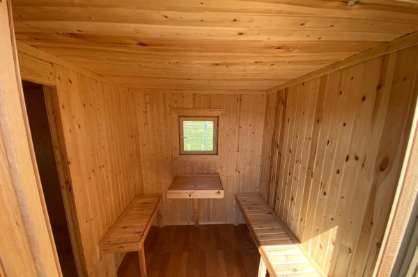 Баня каркасная (6м) 