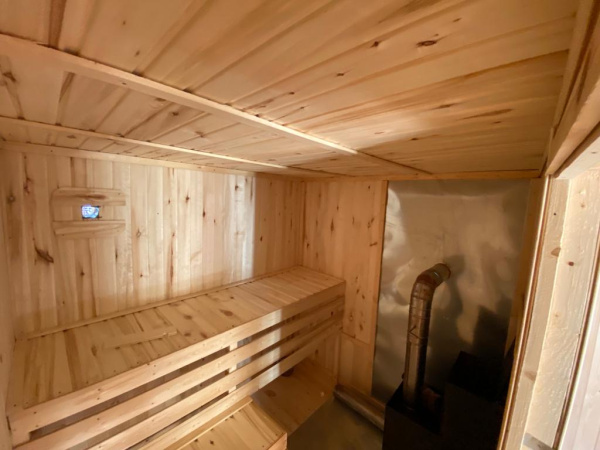 Баня каркасная (6м) 
