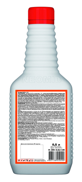 Неомид 200 деревозащитный состав д/бань и саун (0,5л)
