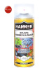 Эмаль аэроз. универ. красная глянцевая Hammer RAL 3020 (520мл)
