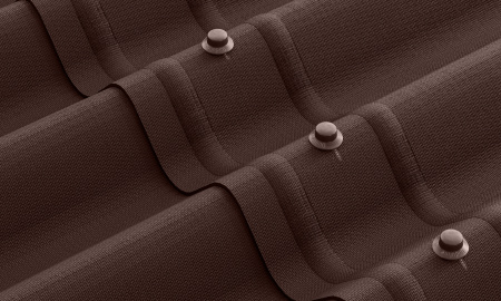 Лист Ондулин Smart коричневый 1,95х0,95м (без гвоздей)