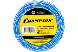 Леска д/трим. CHAMPION Sky-cutter 2мм*15м витой квадрат С7054