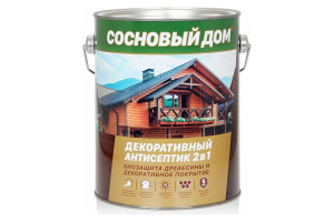 Антисептик Сосновый Дом красное дерево (2,7л)