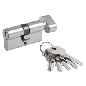 Механизм цилиндровый STD AL ЛВ-60 30-30 хром Нора-М 16554