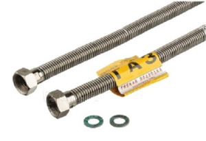 Подводка газ. сильфон. 1/2" 100см в/в Kensudo