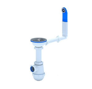 Сифон АНИ Грот 3.1/2"*40 д/мойки с круглым жестким переливом А0142 88067