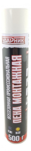 Пена монтажная бытовая Ударник всесезонная (500гр) 404500
