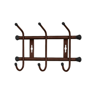 Вешалка настенная Nika 3крючка 28,5x18x6,7см мед. антик ВНЗ/А 264365