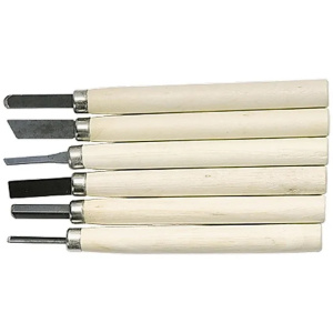 Набор резцов по дереву (6шт) Sparta 246065