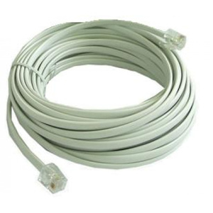 Удлинитель ТЛФ евро 10м/4жил./белый Джетт