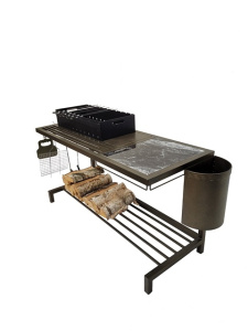 Мангал 42/3-Т7 (полочка керамогранит) 1128