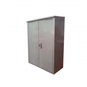 Шкаф для газ. баллонов серый (на 2 баллона разборный)