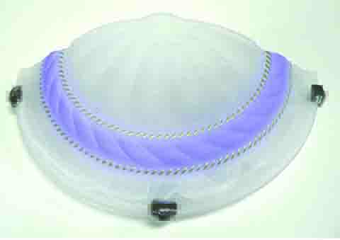 Светильник бра 1*60 "Орхидея" 1/2 голубой арм.хром