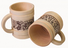 Кружка Банные штучки-32240 0,5л точёная Бочонок