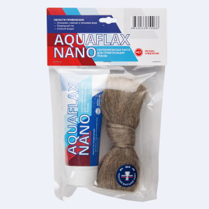Комплект монт. AquaflaxNano (паста 30г+лен 15г) 61007