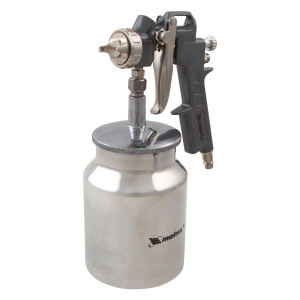 Краскопульт пневмат. с нижним бачоком V-1л сопла 1,2 1,5 и 1,8мм Matrix 57316