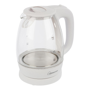 Чайник HOMESTAR HS-1012 1,7л стекло белый 211565