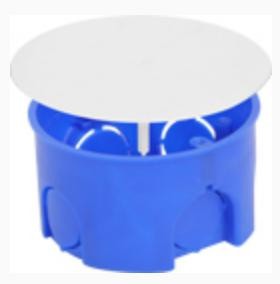 Коробка распред.СУ 73х42  д/твердых стен с крышкой