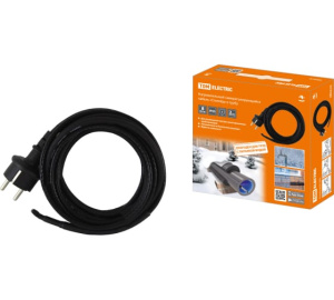 Кабель нагревательный 8м Стоплёд НСК8-В с вилкой 80Вт SQ2510-0014