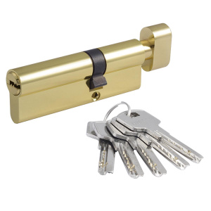 Механизм цилиндровый Z ЛПВ-90 (55-35В) золото Нора-М 261323