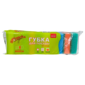 Губка для посуды "Золушка" Макси (10шт)