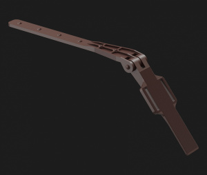 Крепление PREMIUM регулир. д/кронштейна желоба (Шоколад) 