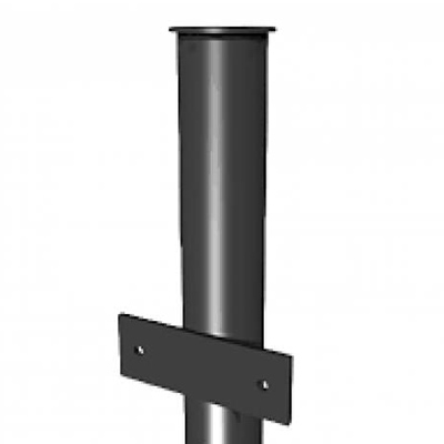 Столб из металлической трубы с планками 3м 50*50мм