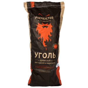 Уголь древесный в мешке Pikmeister (8кг) 4403