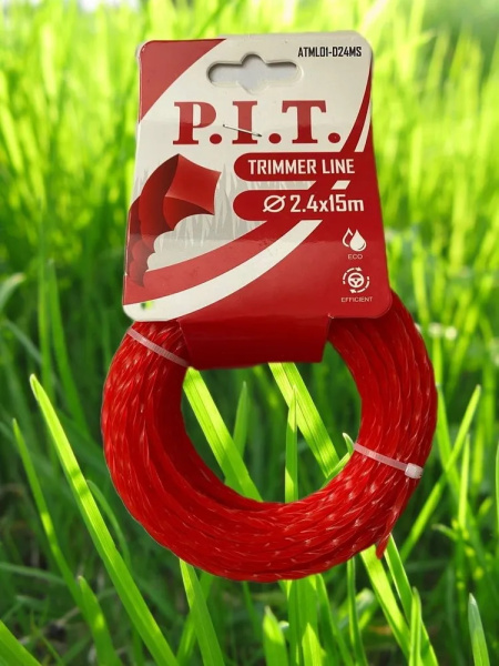 Леска д/трим. квадрат P.I.T.15мх2,4мм (ATML01-D24MS)