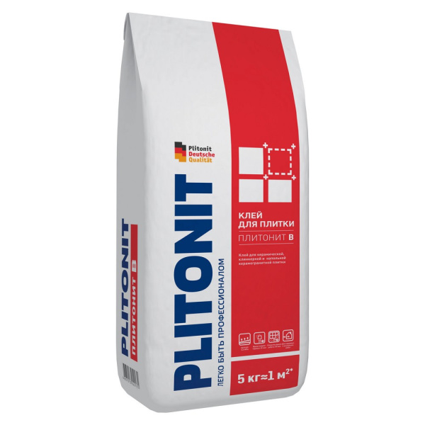 Плитонит В 5кг (клей для плитки)