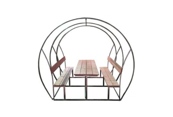 Беседка Омега (каркас с досками) без ПК